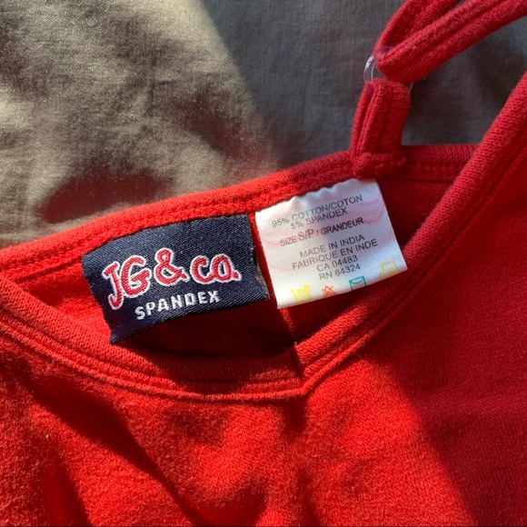 Crop Red Tank Top - Picture 4 of 5